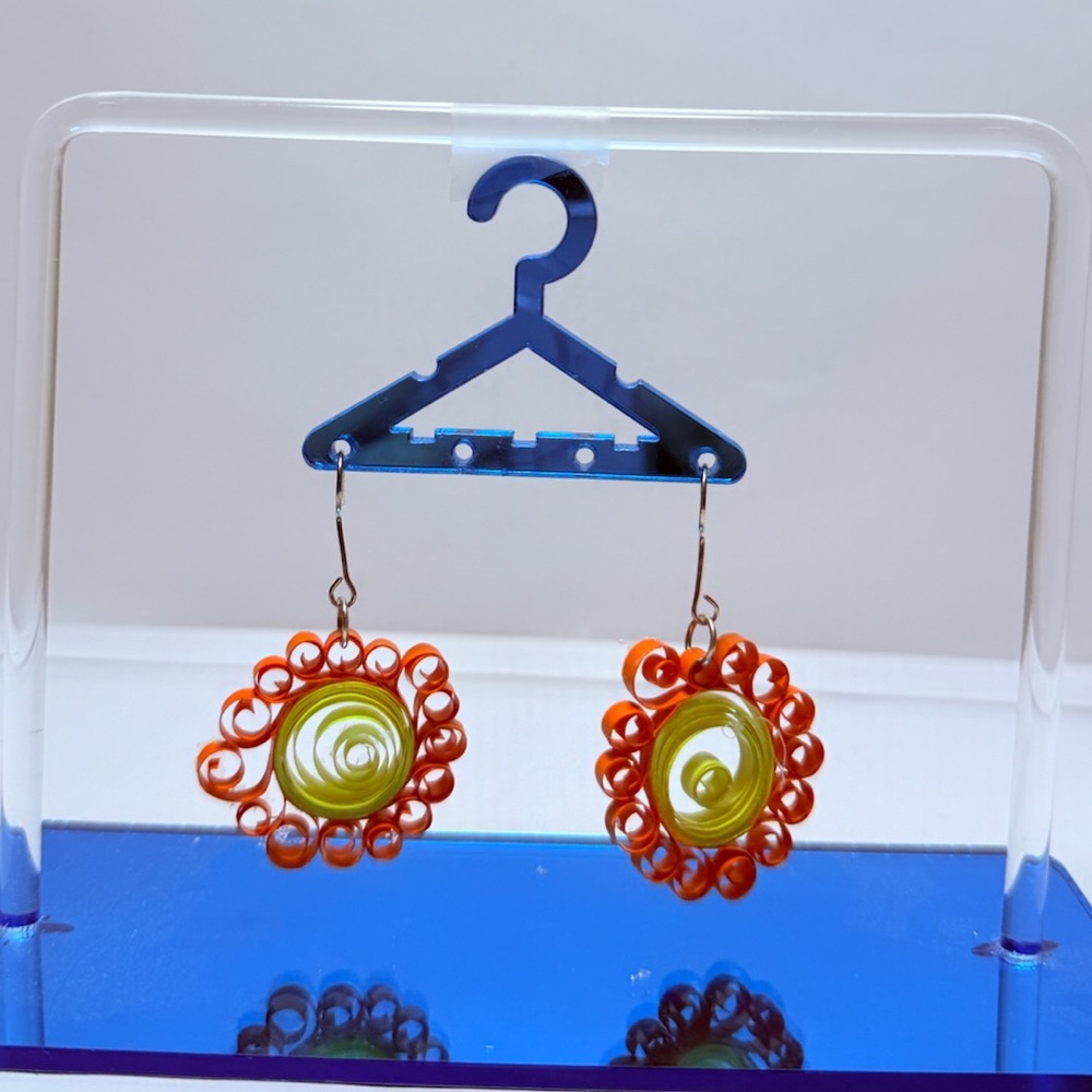 Quilled Sunshine Earrings View 2